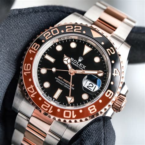 rolex gmt master 2 rose gold preis|gmt master ii everose gold.